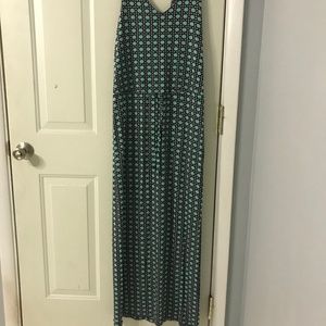 Banana Republic Geometric Print Maxi Dress